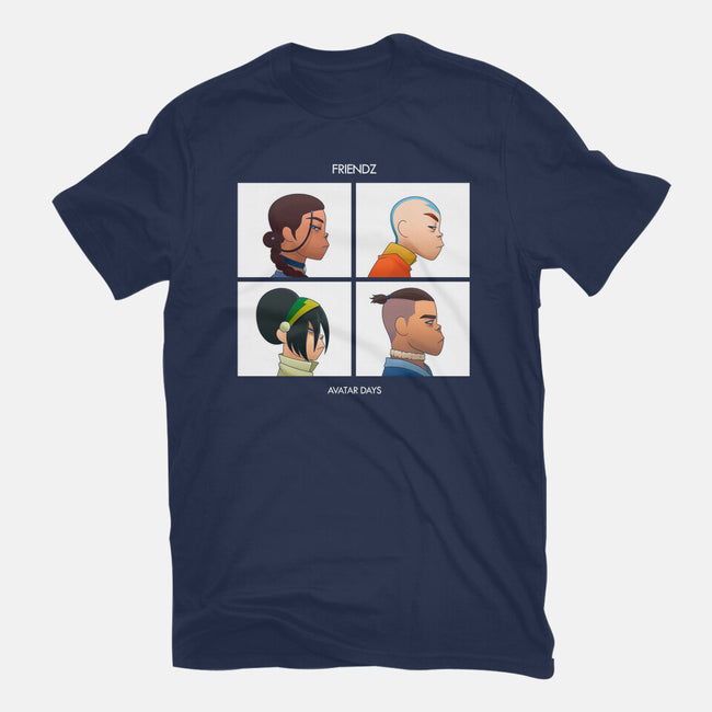 Friendz-womens fitted tee-Angel Rotten