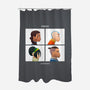 Friendz-none polyester shower curtain-Angel Rotten