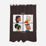 Friendz-none polyester shower curtain-Angel Rotten