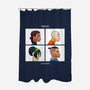 Friendz-none polyester shower curtain-Angel Rotten