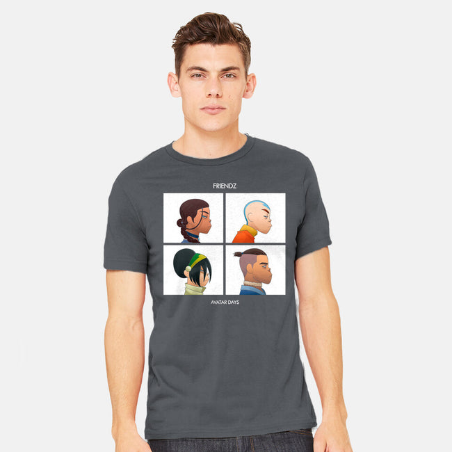 Friendz-mens heavyweight tee-Angel Rotten