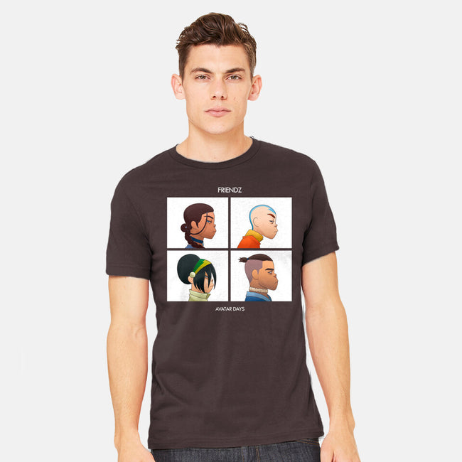 Friendz-mens heavyweight tee-Angel Rotten