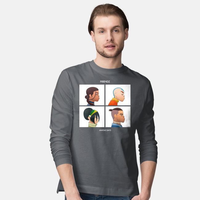 Friendz-mens long sleeved tee-Angel Rotten