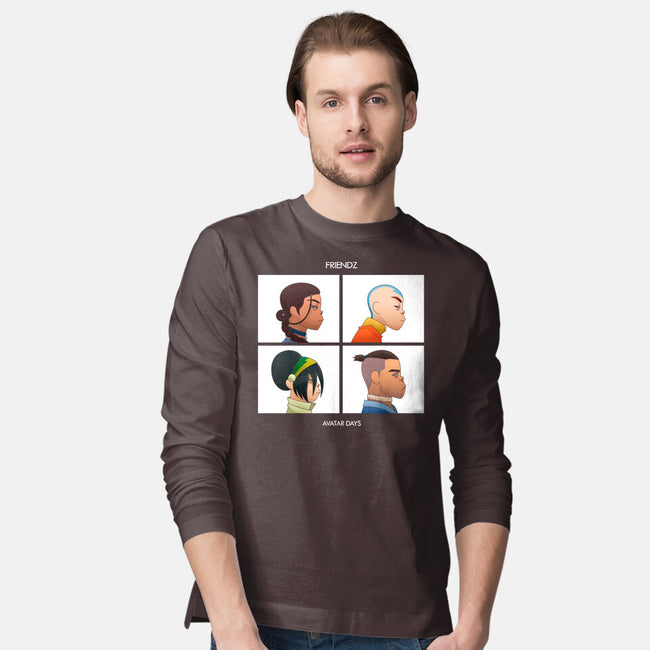 Friendz-mens long sleeved tee-Angel Rotten