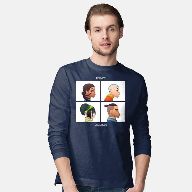 Friendz-mens long sleeved tee-Angel Rotten