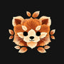 Red Panda Of Leaves-womens fitted tee-NemiMakeit