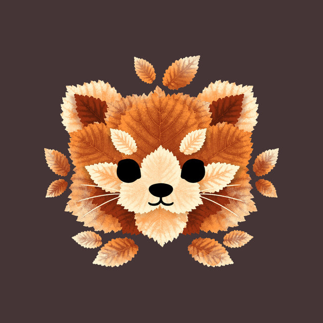 Red Panda Of Leaves-none glossy sticker-NemiMakeit