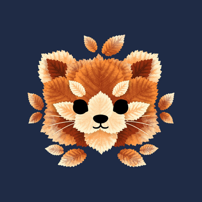 Red Panda Of Leaves-none outdoor rug-NemiMakeit
