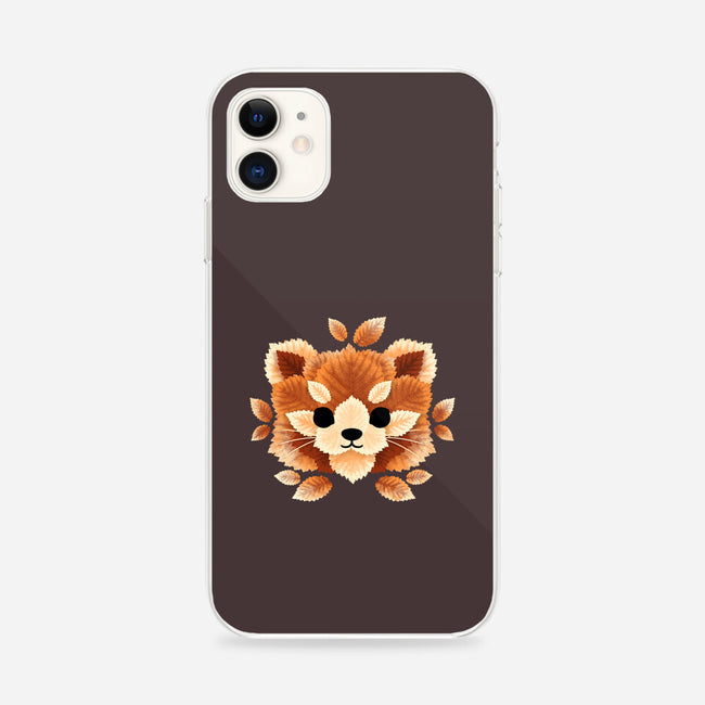 Red Panda Of Leaves-iphone snap phone case-NemiMakeit