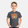 Red Panda Of Leaves-youth basic tee-NemiMakeit