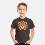 Red Panda Of Leaves-youth basic tee-NemiMakeit