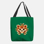 Red Panda Of Leaves-none basic tote-NemiMakeit