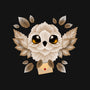 Owl Mail Of Leaves-dog basic pet tank-NemiMakeit