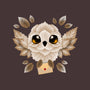 Owl Mail Of Leaves-none stretched canvas-NemiMakeit