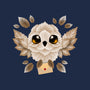 Owl Mail Of Leaves-womens basic tee-NemiMakeit