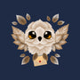 Owl Mail Of Leaves-womens racerback tank-NemiMakeit