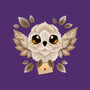 Owl Mail Of Leaves-womens racerback tank-NemiMakeit