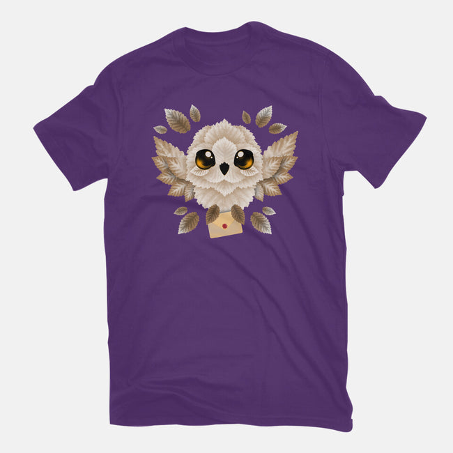 Owl Mail Of Leaves-youth basic tee-NemiMakeit