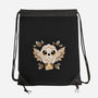 Owl Mail Of Leaves-none drawstring bag-NemiMakeit