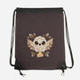 Owl Mail Of Leaves-none drawstring bag-NemiMakeit