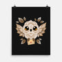 Owl Mail Of Leaves-none matte poster-NemiMakeit