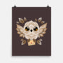 Owl Mail Of Leaves-none matte poster-NemiMakeit