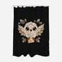Owl Mail Of Leaves-none polyester shower curtain-NemiMakeit