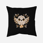 Owl Mail Of Leaves-none removable cover throw pillow-NemiMakeit