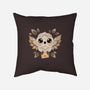 Owl Mail Of Leaves-none removable cover throw pillow-NemiMakeit