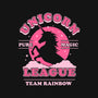 Unicorn League-none removable cover w insert throw pillow-Thiago Correa