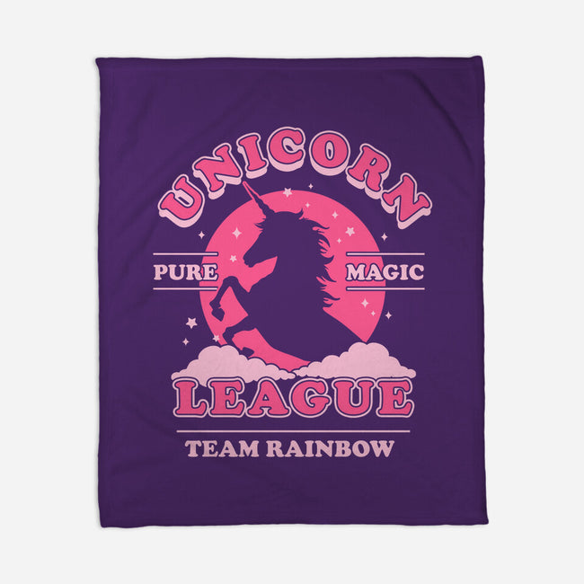 Unicorn League-none fleece blanket-Thiago Correa