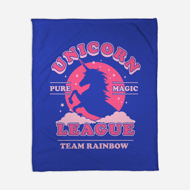 Unicorn League-none fleece blanket-Thiago Correa