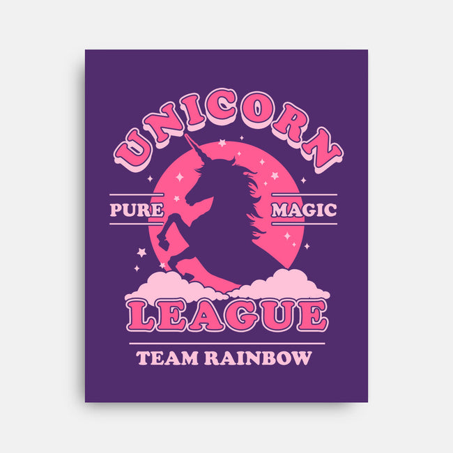 Unicorn League-none stretched canvas-Thiago Correa