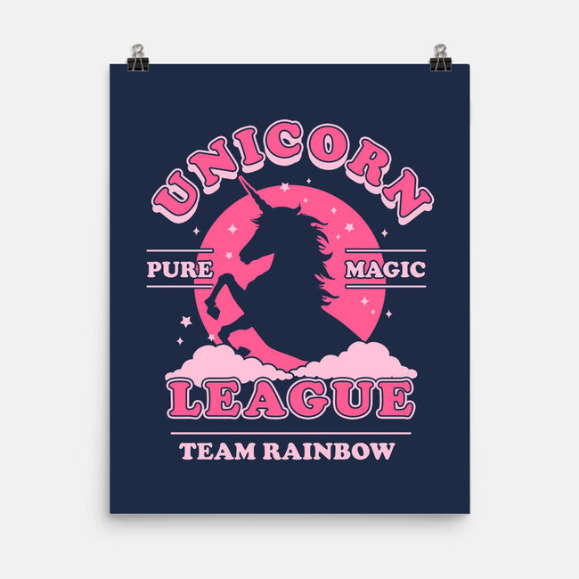 Unicorn League-none matte poster-Thiago Correa