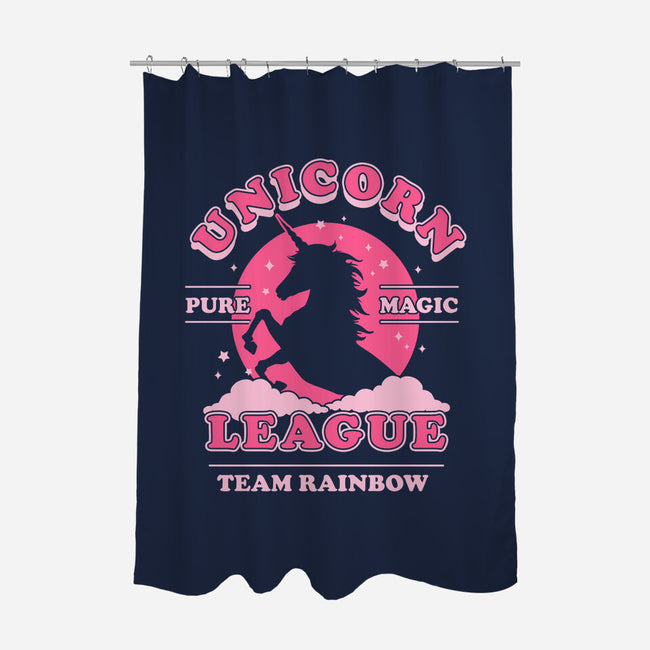 Unicorn League-none polyester shower curtain-Thiago Correa