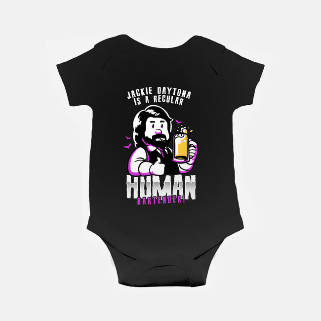 Regular Human Bartender-baby basic onesie-estudiofitas