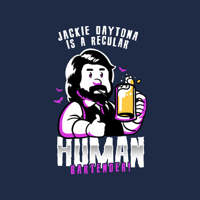 Regular Human Bartender-none stretched canvas-estudiofitas