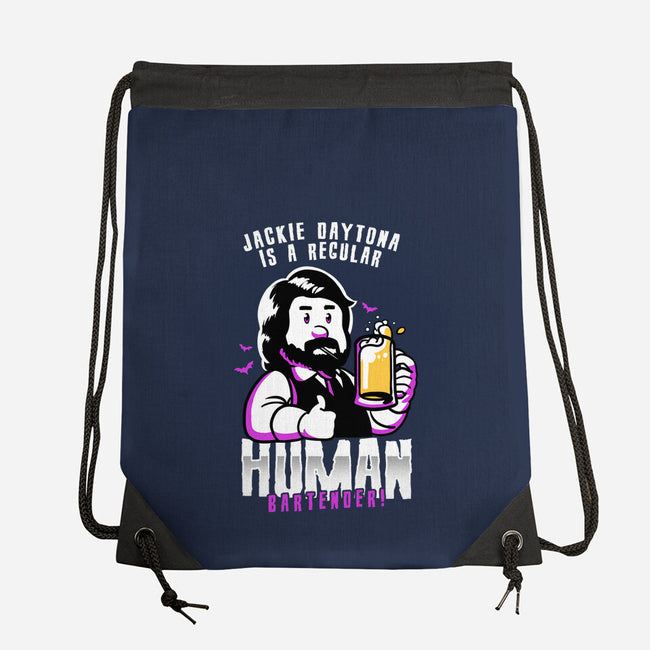 Regular Human Bartender-none drawstring bag-estudiofitas