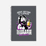 Regular Human Bartender-none dot grid notebook-estudiofitas