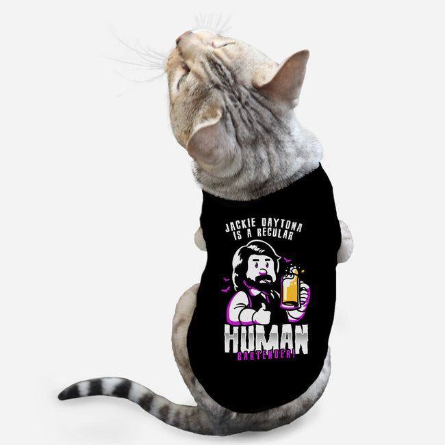 Regular Human Bartender-cat basic pet tank-estudiofitas