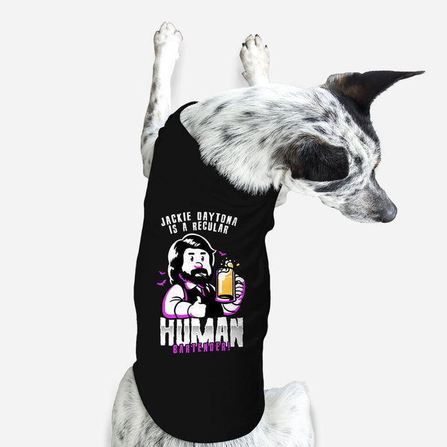 Regular Human Bartender-dog basic pet tank-estudiofitas