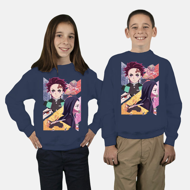 Slayer of Demons-youth crew neck sweatshirt-danielmorris1993