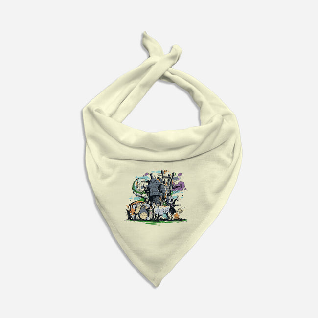 Miyazaki Universe-dog bandana pet collar-fanfabio