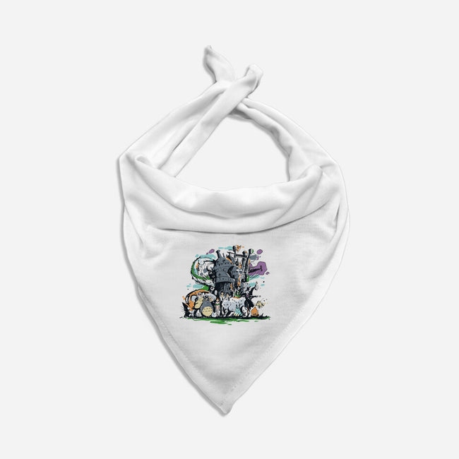 Miyazaki Universe-dog bandana pet collar-fanfabio