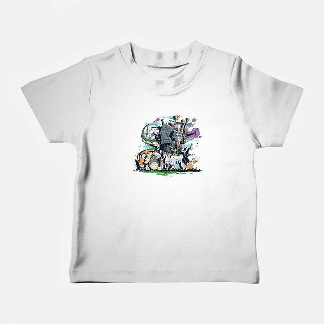 Miyazaki Universe-baby basic tee-fanfabio