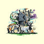 Miyazaki Universe-mens heavyweight tee-fanfabio