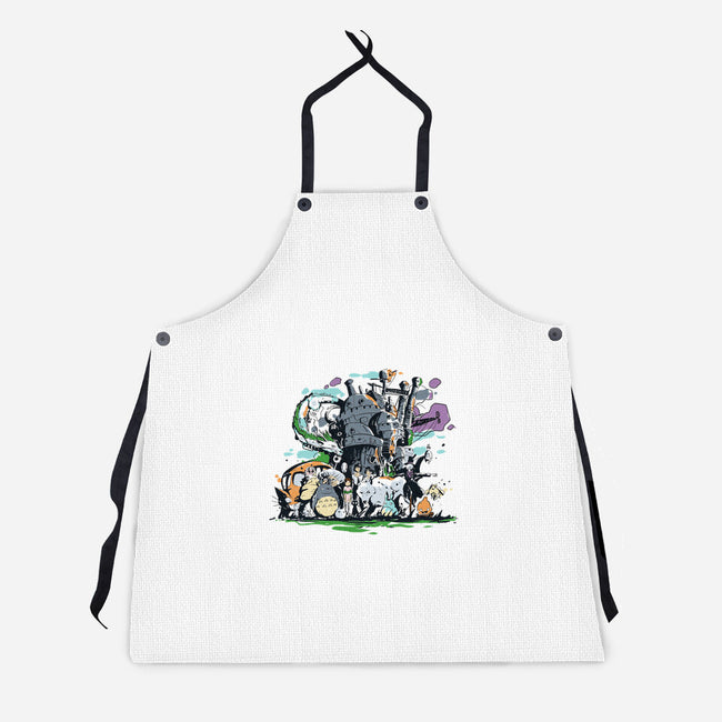 Miyazaki Universe-unisex kitchen apron-fanfabio