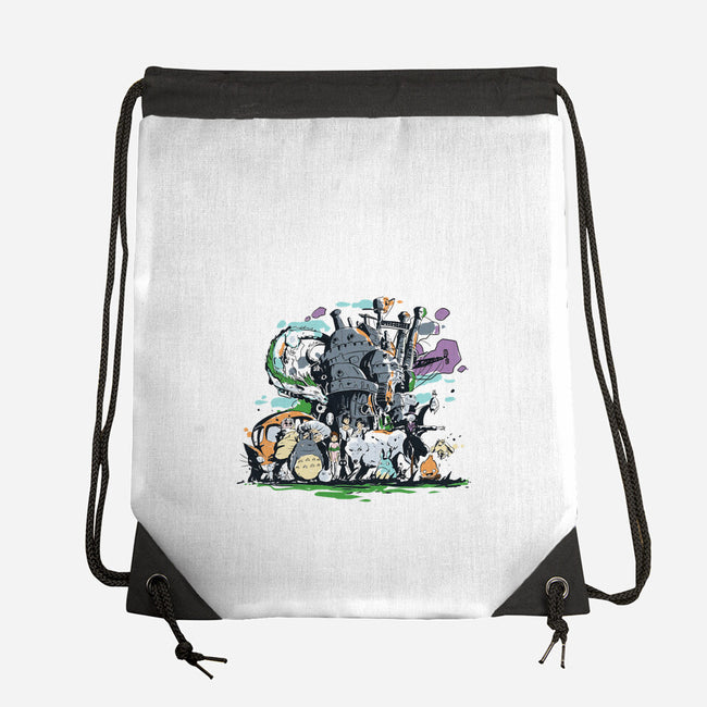 Miyazaki Universe-none drawstring bag-fanfabio