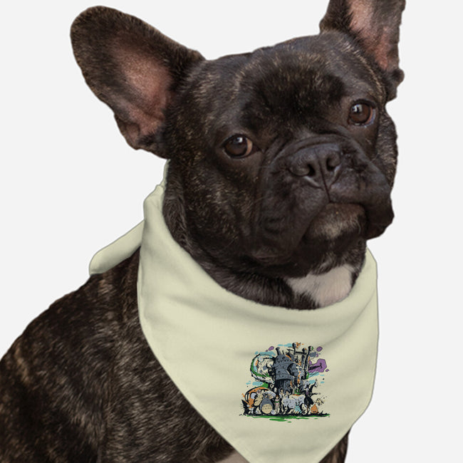 Miyazaki Universe-dog bandana pet collar-fanfabio