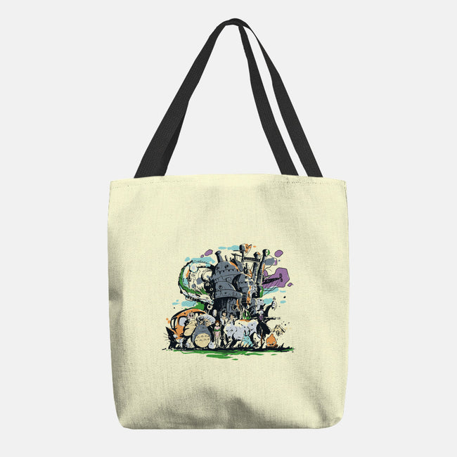 Miyazaki Universe-none basic tote-fanfabio